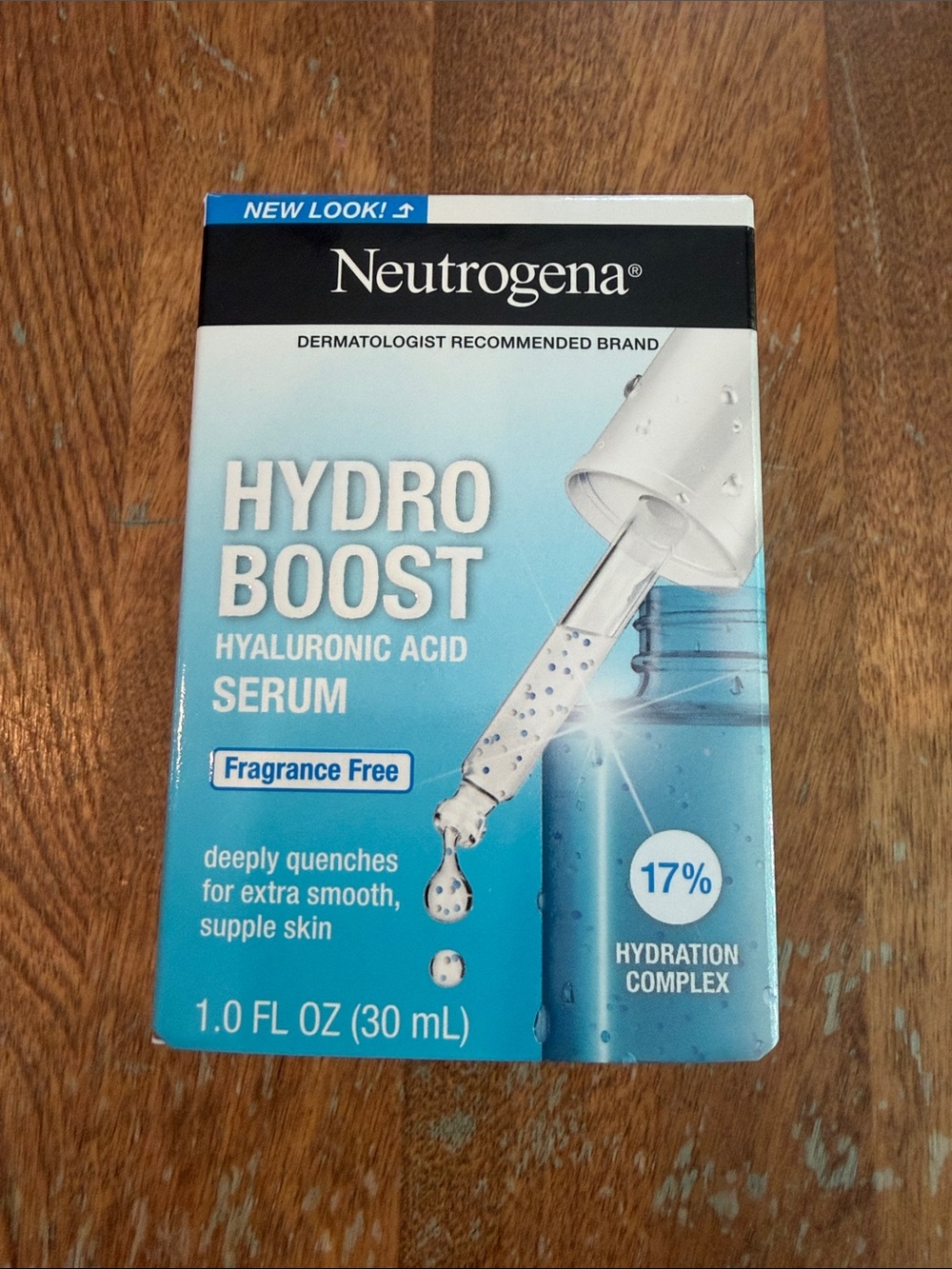 Neutrogena Hydro Boost Hyaluronic Acid Serum fragrance free NWT 1.0 oz